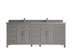 Cambridge 84 in. W x 22 in. D Double Sink Bathroom Vanity - photo 16
