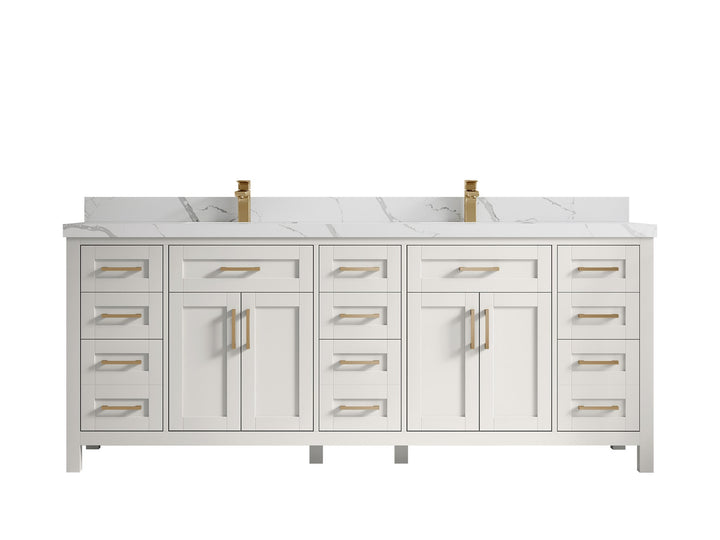 Cambridge 84 in. W x 22 in. D Double Sink Bathroom Vanity - photo 15