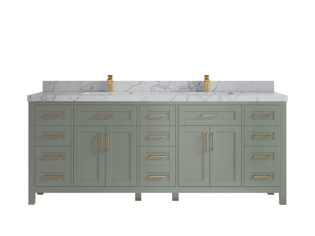 Cambridge 84 in. W x 22 in. D Double Sink Bathroom Vanity - Willow Bath and Vanity