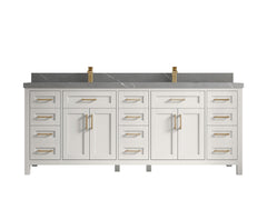 Cambridge 84 in. W x 22 in. D Double Sink Bathroom Vanity - photo 16
