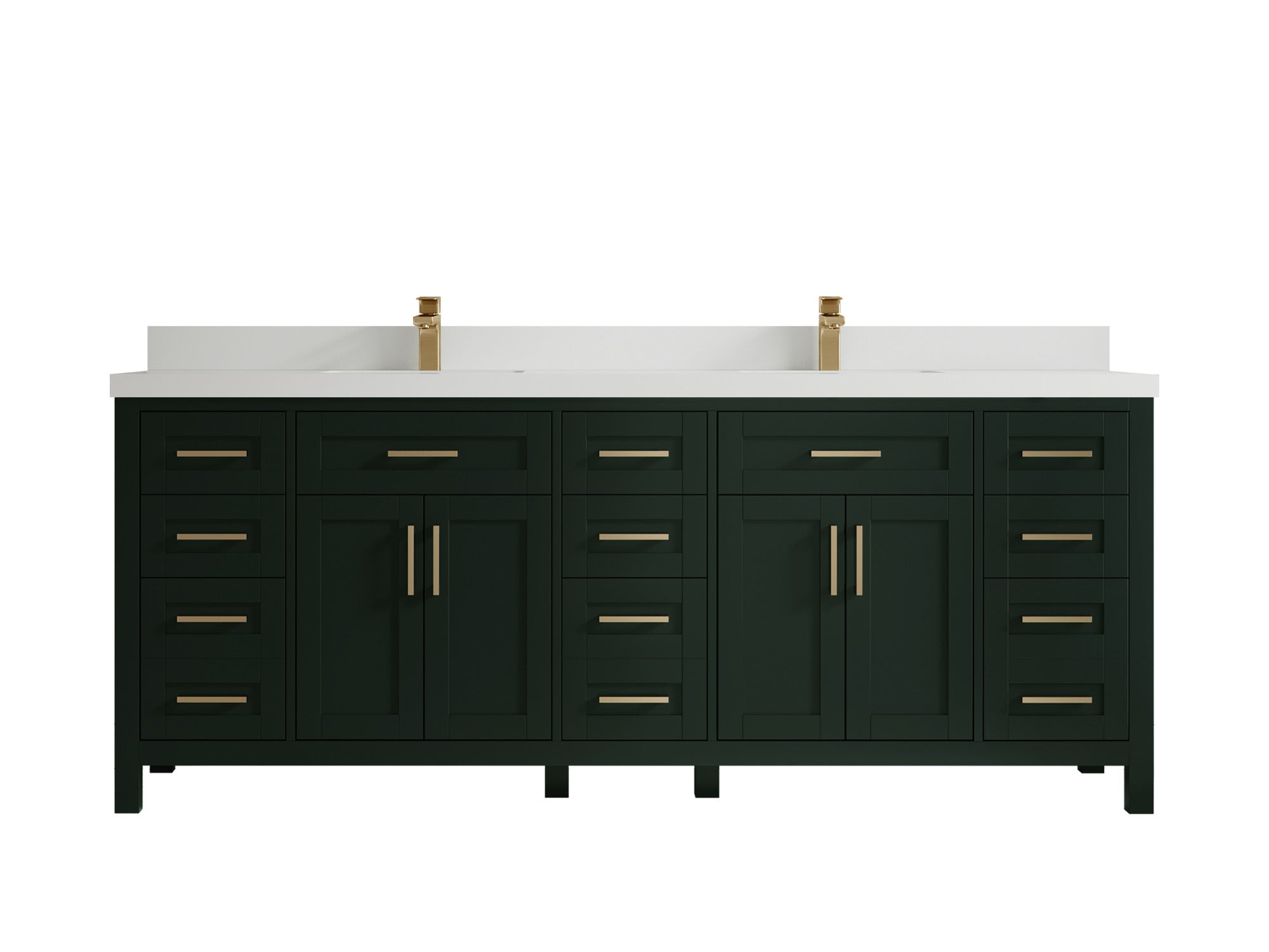 Cambridge 84 in. W x 22 in. D Double Sink Bathroom Vanity - Willow Bath and Vanity