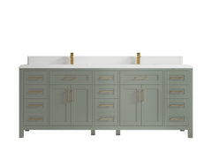 Cambridge 84 in. W x 22 in. D Double Sink Bathroom Vanity - photo 29