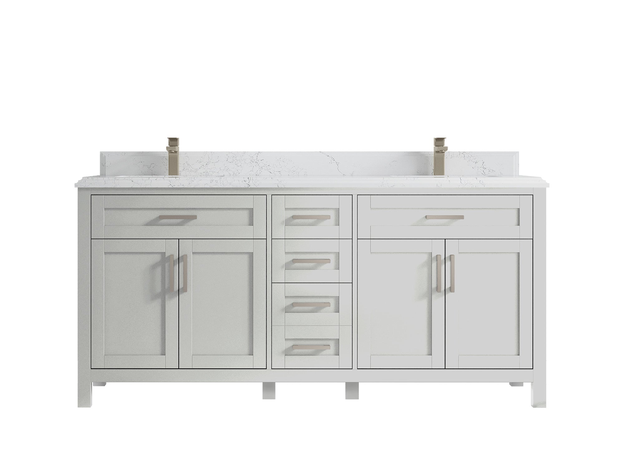 Cambridge 84 in. W x 22 in. D Double Sink Bathroom Vanity - Willow Bath and Vanity