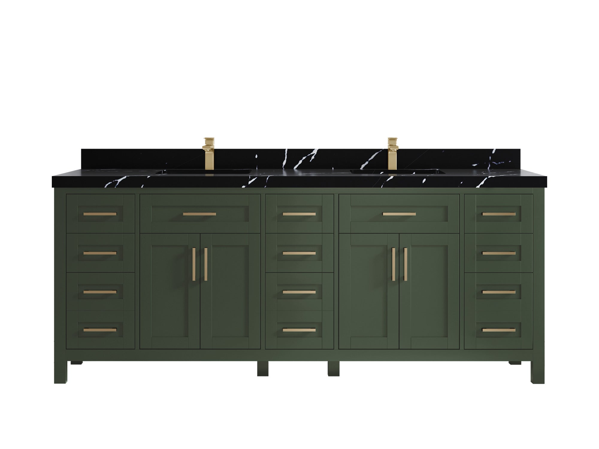 Cambridge 84 in. W x 22 in. D Double Sink Bathroom Vanity - Willow Bath and Vanity