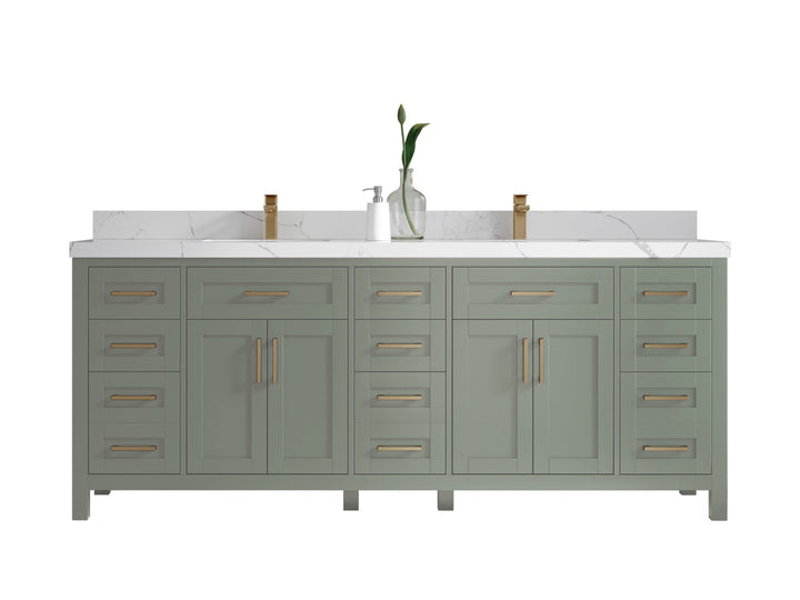 Cambridge 84 in. W x 22 in. D Double Sink Bathroom Vanity - photo 1