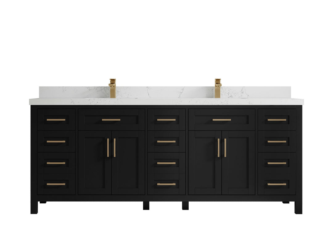 Cambridge 84 in. W x 22 in. D Double Sink Bathroom Vanity - Willow Bath and Vanity