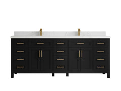 Cambridge 84 in. W x 22 in. D Double Sink Bathroom Vanity - photo 33