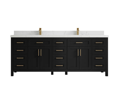 Cambridge 84 in. W x 22 in. D Double Sink Bathroom Vanity - Willow Bath and Vanity