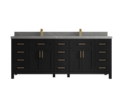 Cambridge 84 in. W x 22 in. D Double Sink Bathroom Vanity - photo 11