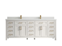 Cambridge 84 in. W x 22 in. D Double Sink Bathroom Vanity - photo 26