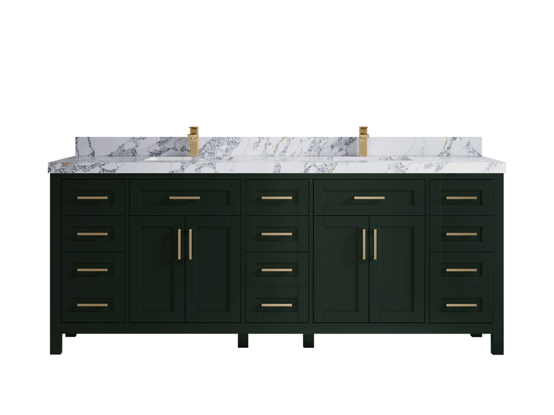 Cambridge 84 in. W x 22 in. D Double Sink Bathroom Vanity - Willow Bath and Vanity