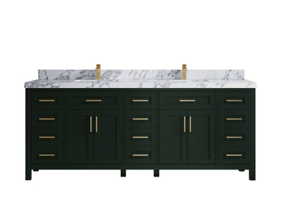 Cambridge 84 in. W x 22 in. D Double Sink Bathroom Vanity - Willow Bath and Vanity