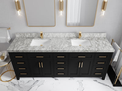 Cambridge 84 in. W x 22 in. D Double Sink Bathroom Vanity - Willow Bath and Vanity
