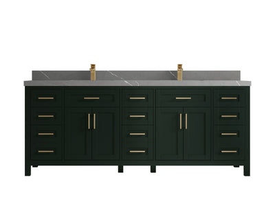 Cambridge 84 in. W x 22 in. D Double Sink Bathroom Vanity - Willow Bath and Vanity