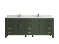 Cambridge 84 in. W x 22 in. D Double Sink Bathroom Vanity - photo 42