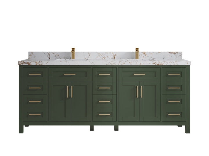 Cambridge 84 in. W x 22 in. D Double Sink Bathroom Vanity - photo 25