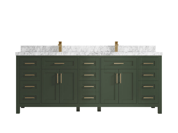 Cambridge 84 in. W x 22 in. D Double Sink Bathroom Vanity - photo 29