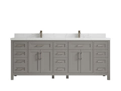 Cambridge 84 in. W x 22 in. D Double Sink Bathroom Vanity - photo 12