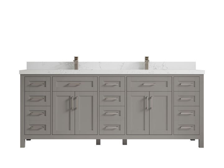 Cambridge 84 in. W x 22 in. D Double Sink Bathroom Vanity - photo 18