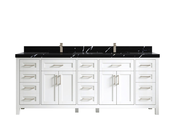 Cambridge 84 in. W x 22 in. D Double Sink Bathroom Vanity - photo 13