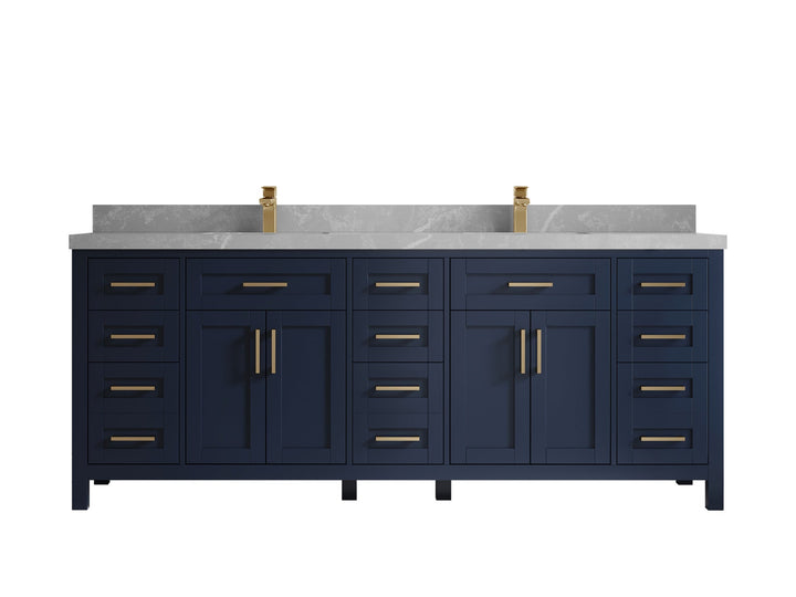 Cambridge 84 in. W x 22 in. D Double Sink Bathroom Vanity - photo 35