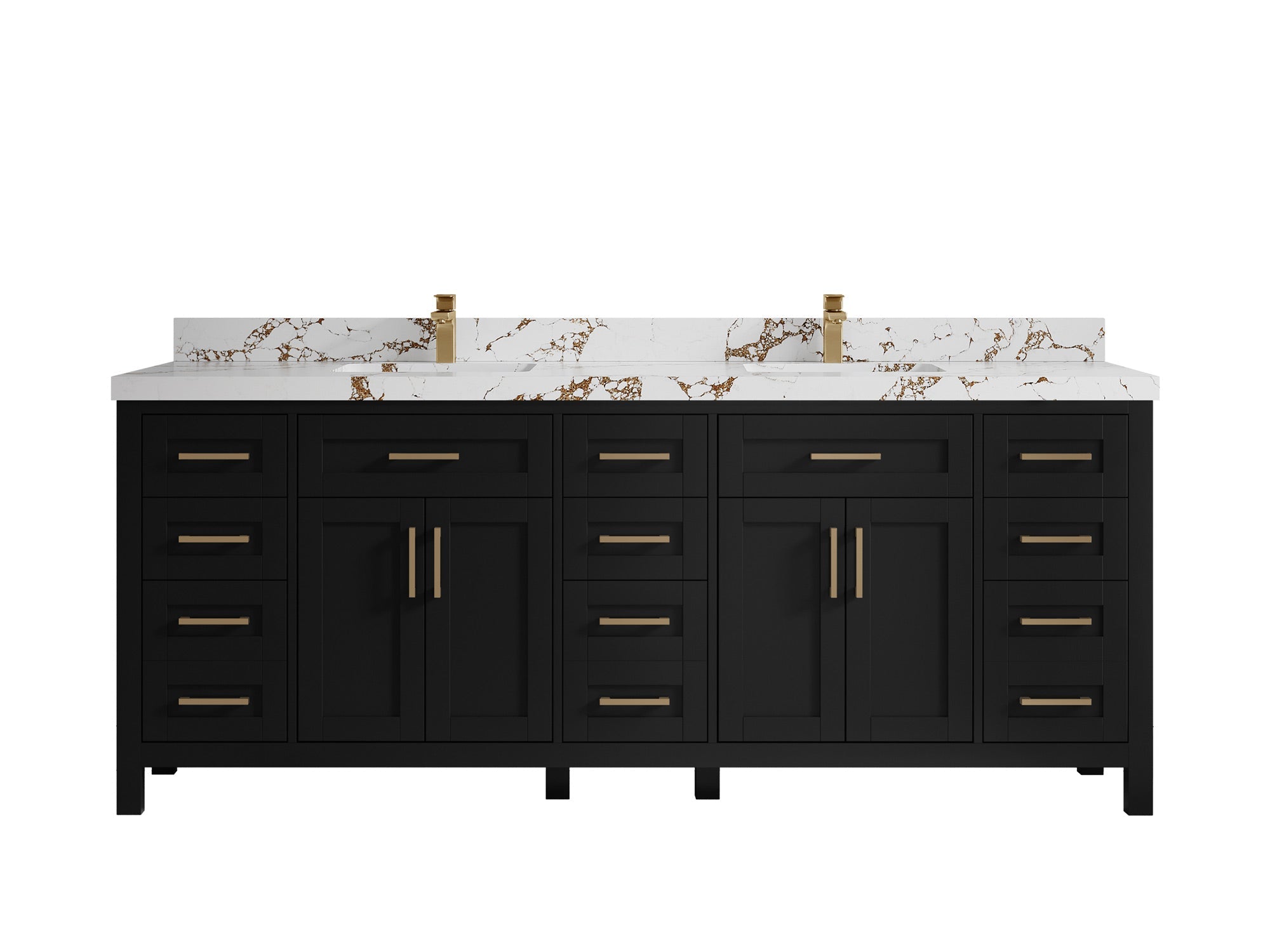 Cambridge 84 in. W x 22 in. D Double Sink Bathroom Vanity - Willow Bath and Vanity