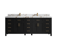 Cambridge 84 in. W x 22 in. D Double Sink Bathroom Vanity - photo 37