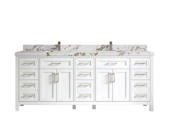 Cambridge 84 in. W x 22 in. D Double Sink Bathroom Vanity - photo 36