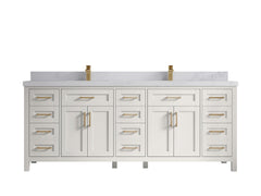 Cambridge 84 in. W x 22 in. D Double Sink Bathroom Vanity - photo 12