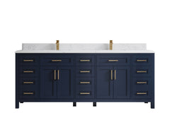 Cambridge 84 in. W x 22 in. D Double Sink Bathroom Vanity - photo 24