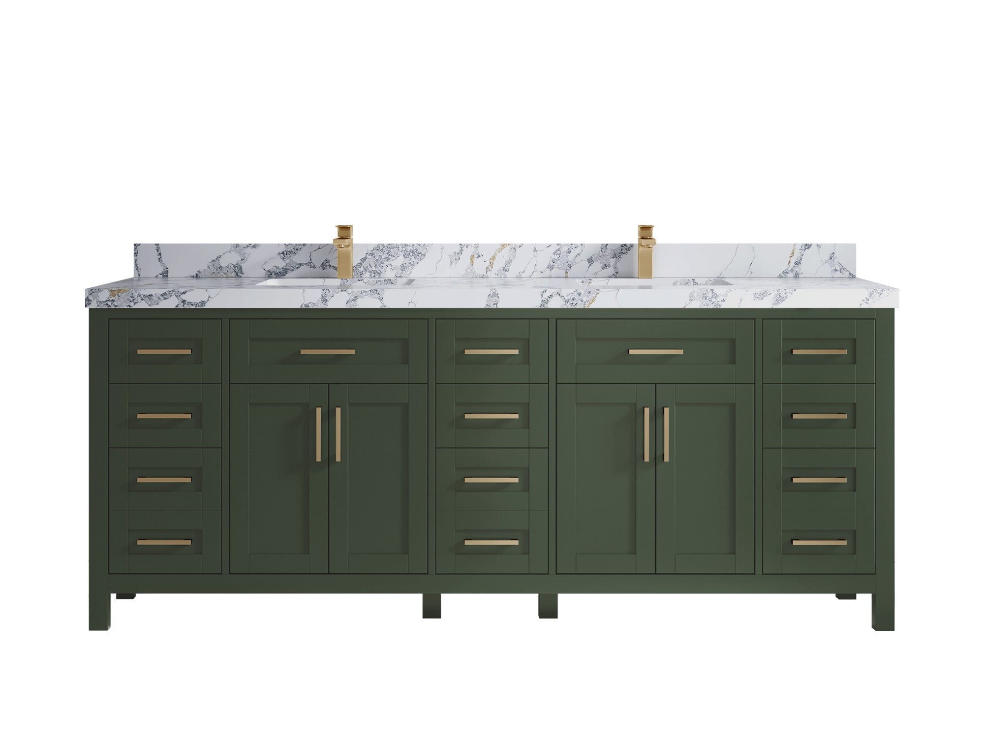 Cambridge 84 in. W x 22 in. D Double Sink Bathroom Vanity - Willow Bath and Vanity