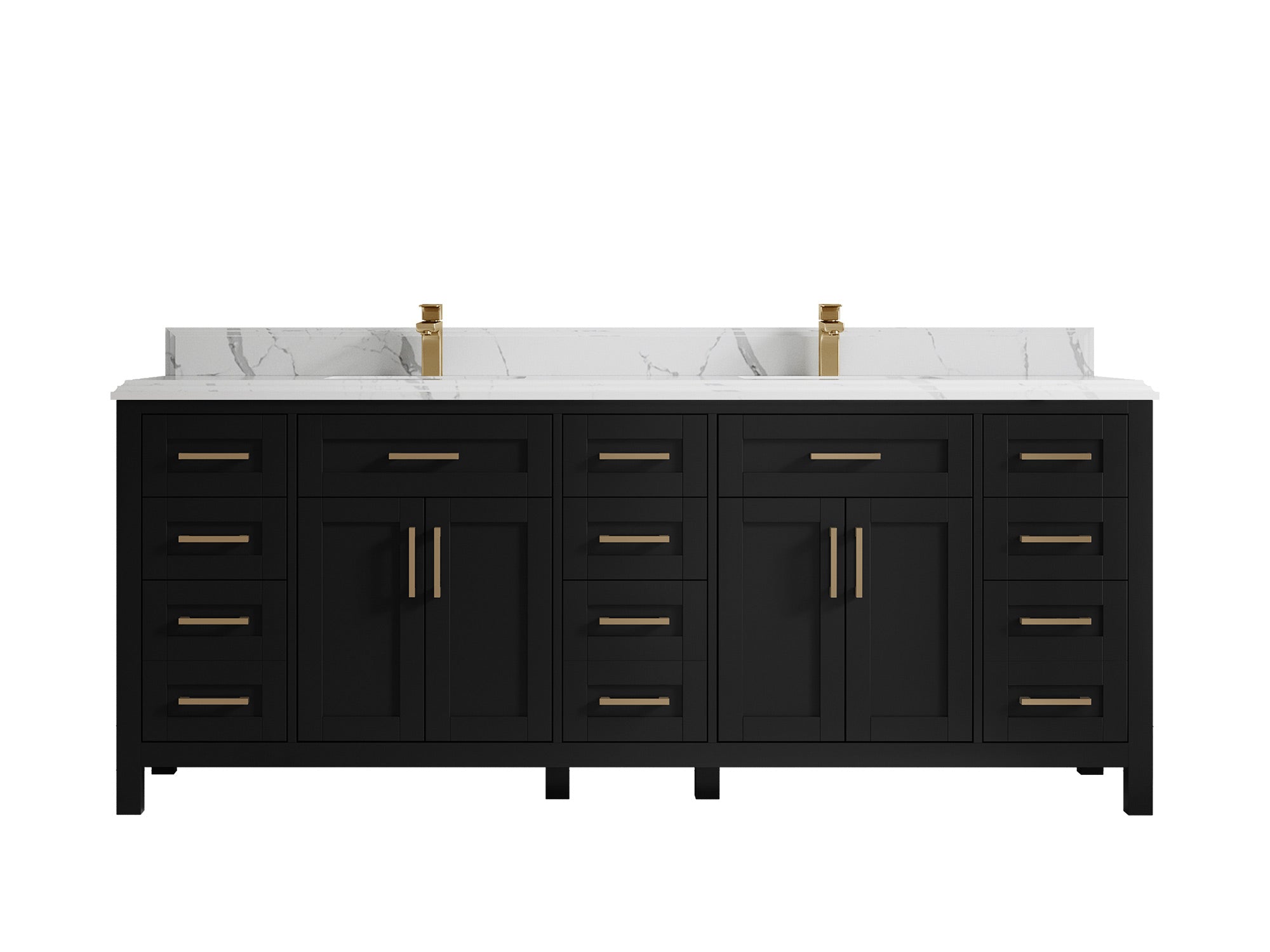 Cambridge 84 in. W x 22 in. D Double Sink Bathroom Vanity - Willow Bath and Vanity