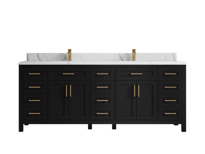 Cambridge 84 in. W x 22 in. D Double Sink Bathroom Vanity - Willow Bath and Vanity