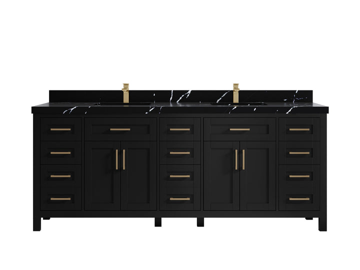 Cambridge 84 in. W x 22 in. D Double Sink Bathroom Vanity - photo 14