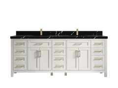 Cambridge 84 in. W x 22 in. D Double Sink Bathroom Vanity - photo 14