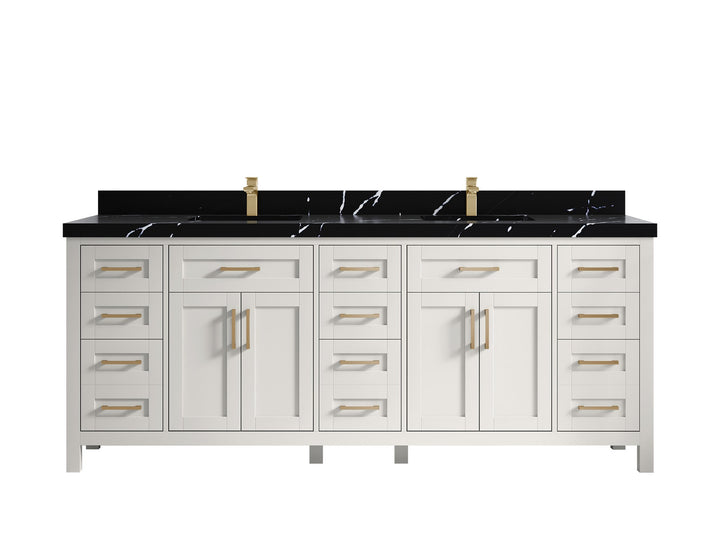 Cambridge 84 in. W x 22 in. D Double Sink Bathroom Vanity - photo 19