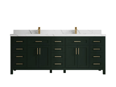 Cambridge 84 in. W x 22 in. D Double Sink Bathroom Vanity - Willow Bath and Vanity