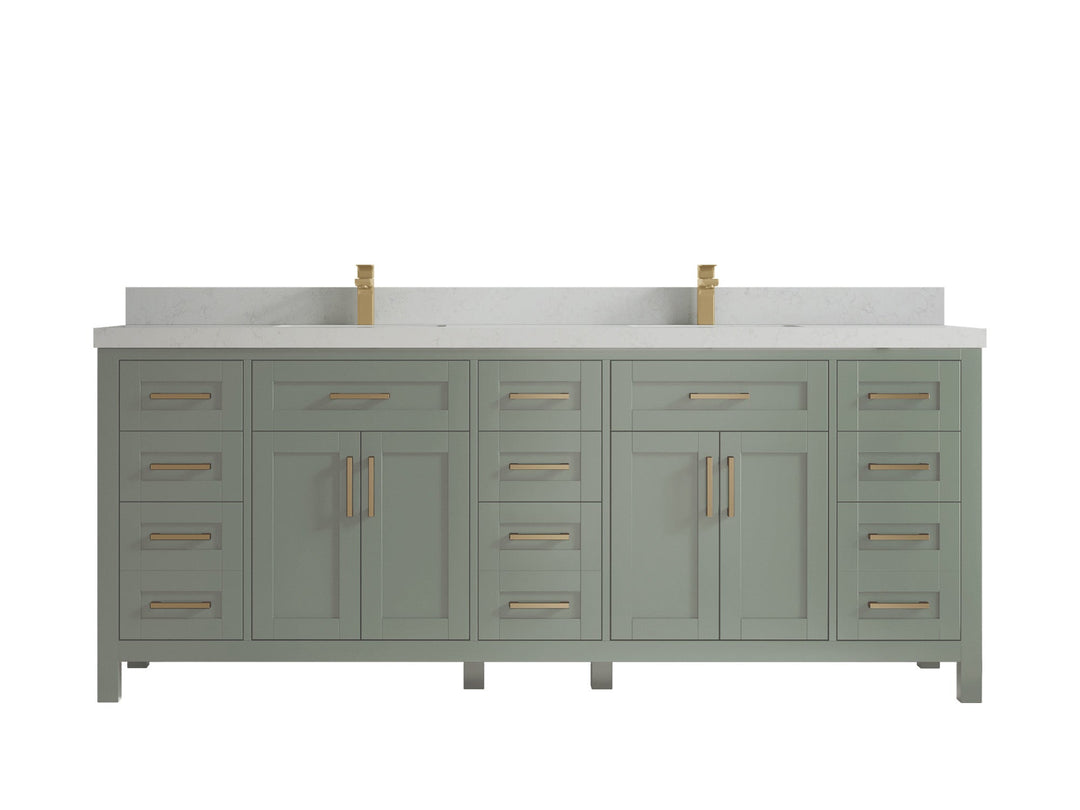 Cambridge 84 in. W x 22 in. D Double Sink Bathroom Vanity - Willow Bath and Vanity