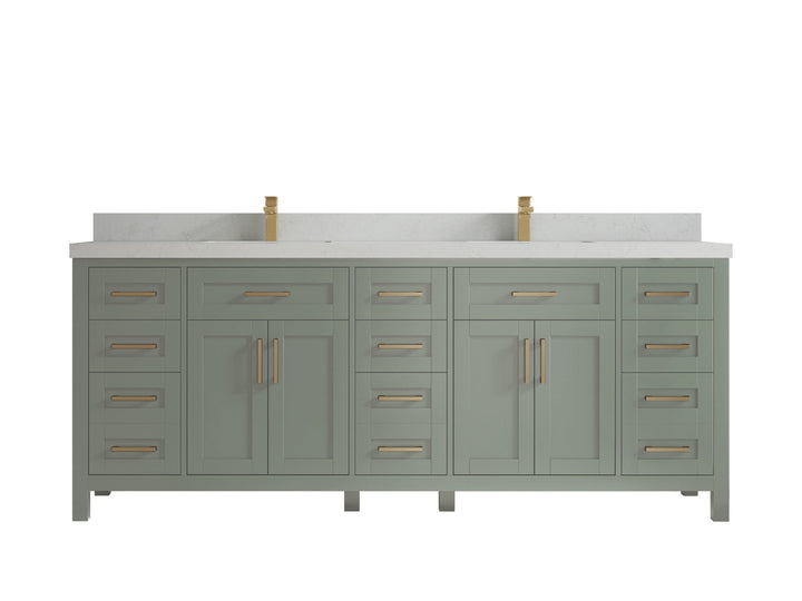 Cambridge 84 in. W x 22 in. D Double Sink Bathroom Vanity - photo 29