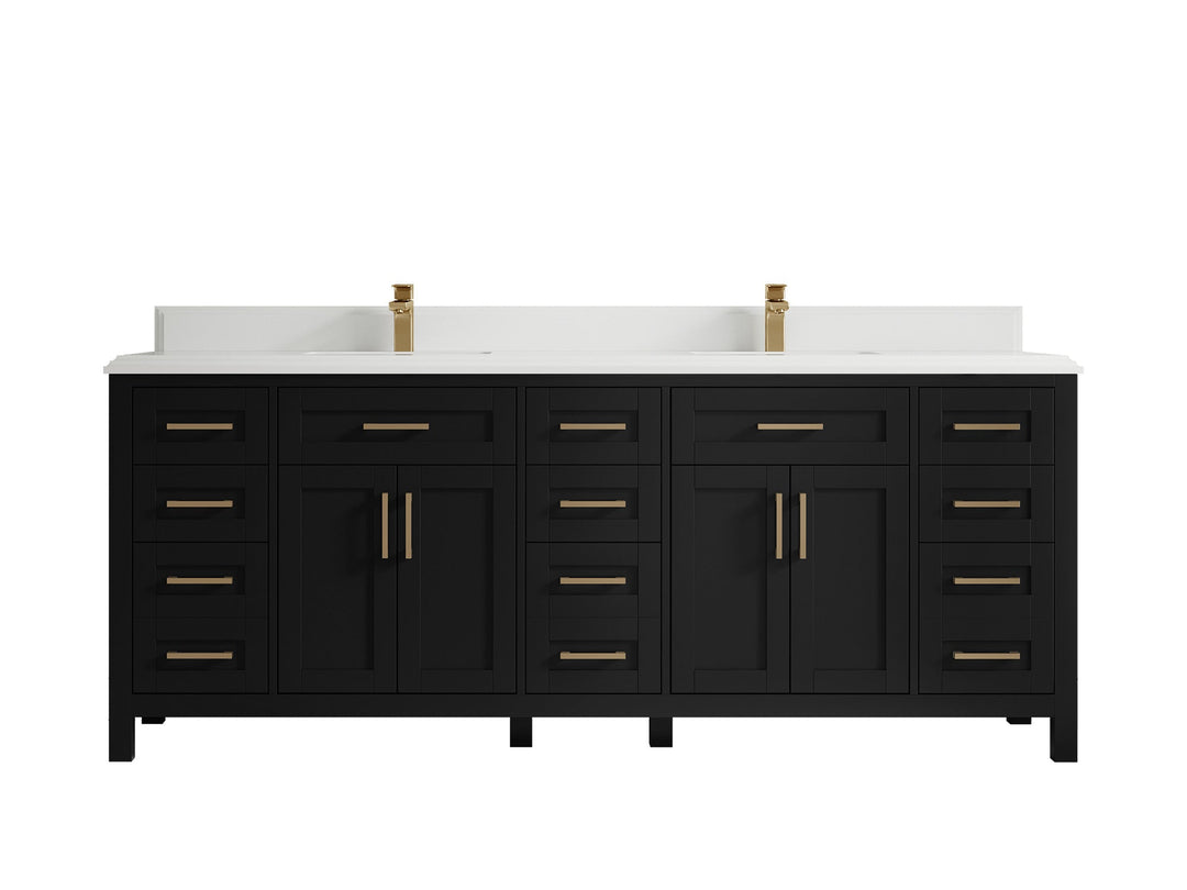 Cambridge 84 in. W x 22 in. D Double Sink Bathroom Vanity - Willow Bath and Vanity