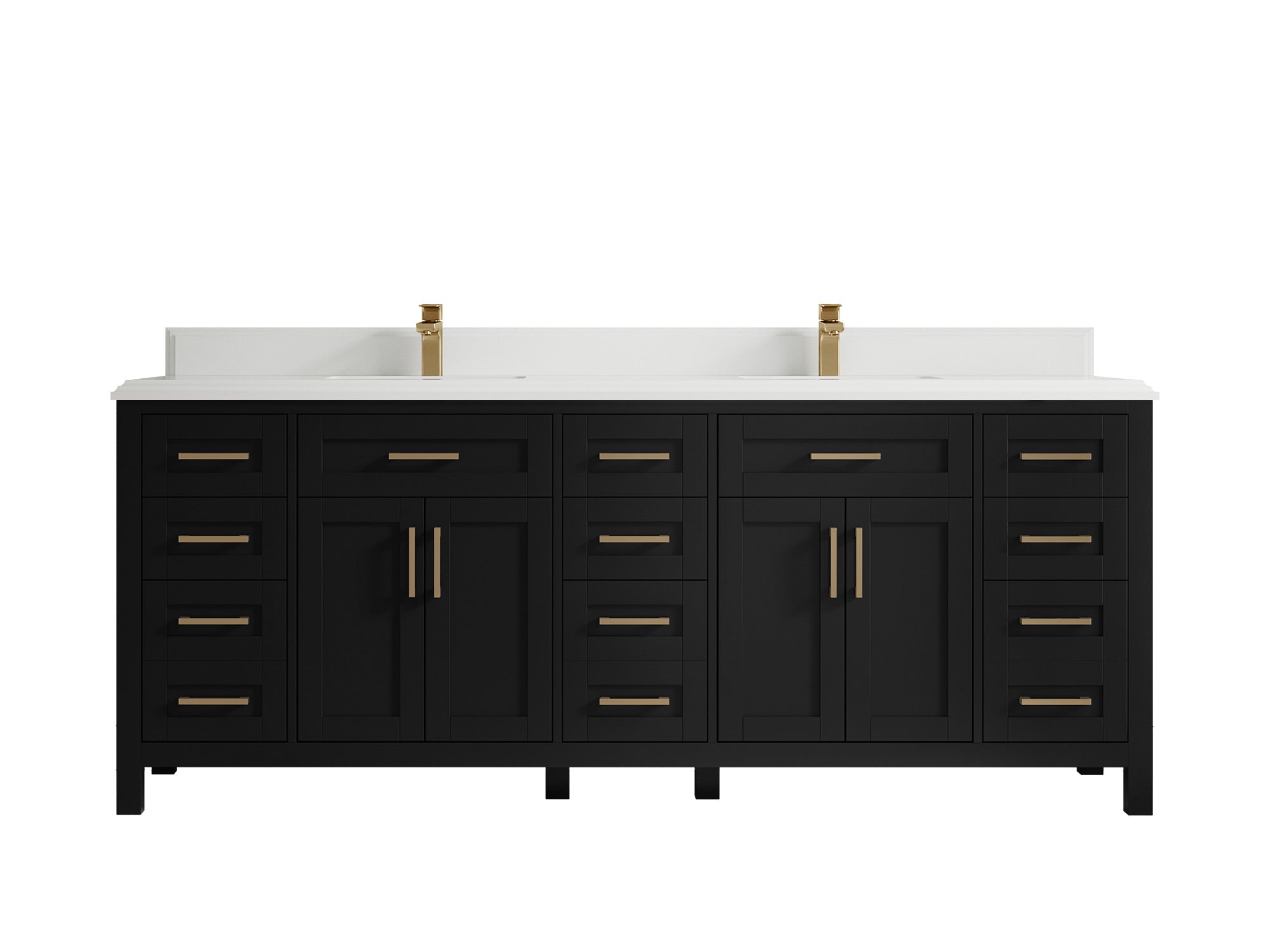 Cambridge 84 in. W x 22 in. D Double Sink Bathroom Vanity - Willow Bath and Vanity