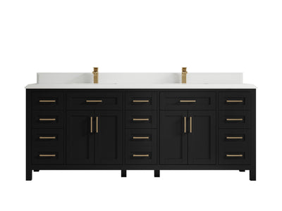 Cambridge 84 in. W x 22 in. D Double Sink Bathroom Vanity - Willow Bath and Vanity