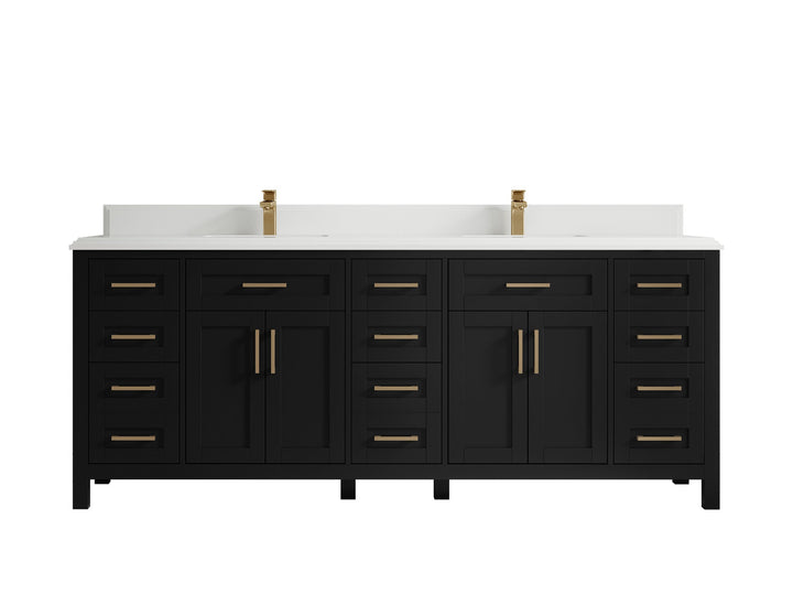 Cambridge 84 in. W x 22 in. D Double Sink Bathroom Vanity - photo 36