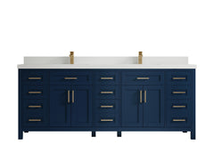 Cambridge 84 in. W x 22 in. D Double Sink Bathroom Vanity - photo 40