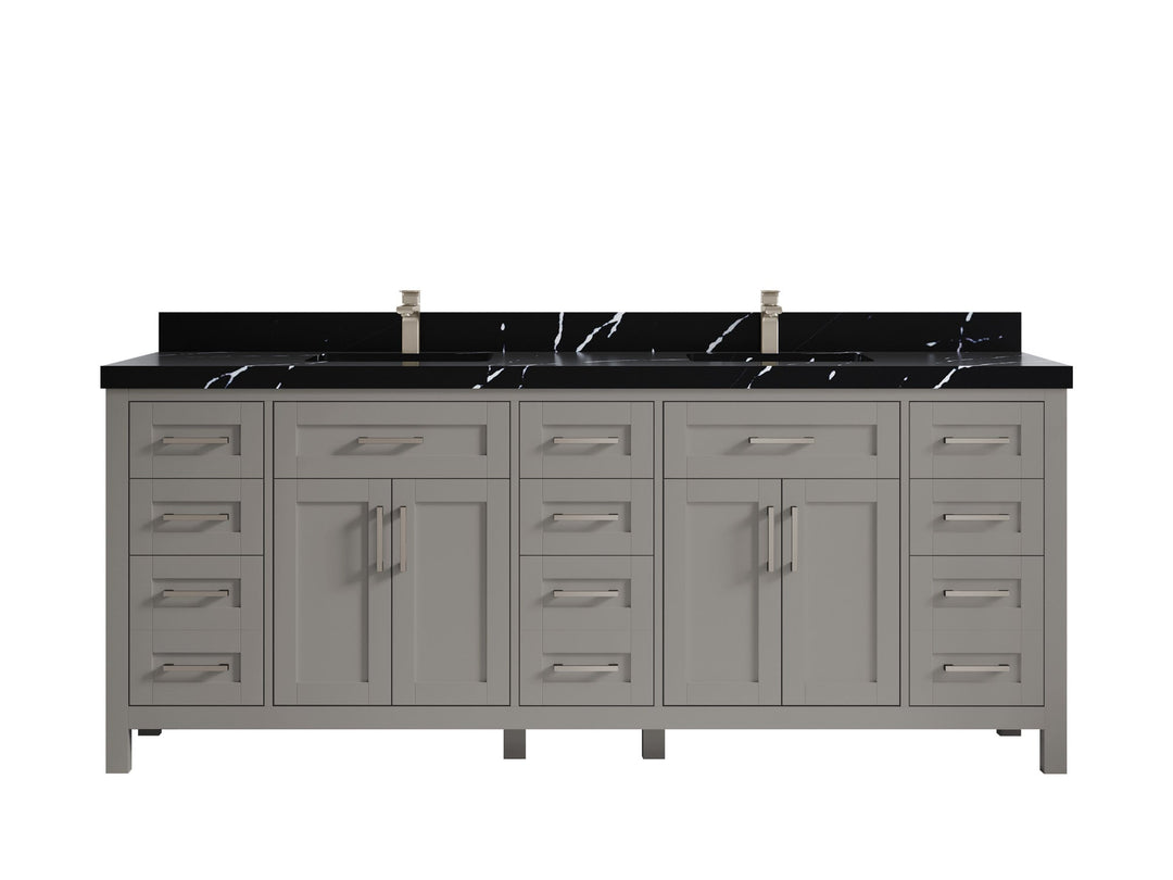 Cambridge 84 in. W x 22 in. D Double Sink Bathroom Vanity - Willow Bath and Vanity
