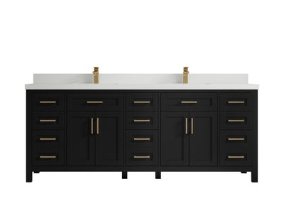 Cambridge 84 in. W x 22 in. D Double Sink Bathroom Vanity - Willow Bath and Vanity