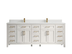 Cambridge 84 in. W x 22 in. D Double Sink Bathroom Vanity - photo 42