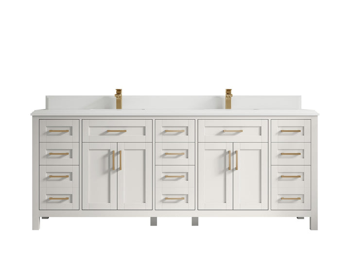 Cambridge 84 in. W x 22 in. D Double Sink Bathroom Vanity - photo 47