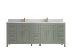 Cambridge 84 in. W x 22 in. D Double Sink Bathroom Vanity - photo 17
