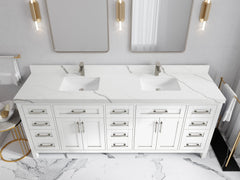 Cambridge 84 in. W x 22 in. D Double Sink Bathroom Vanity - photo 15